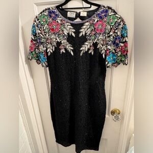 Vintage Beaded Formal Dress